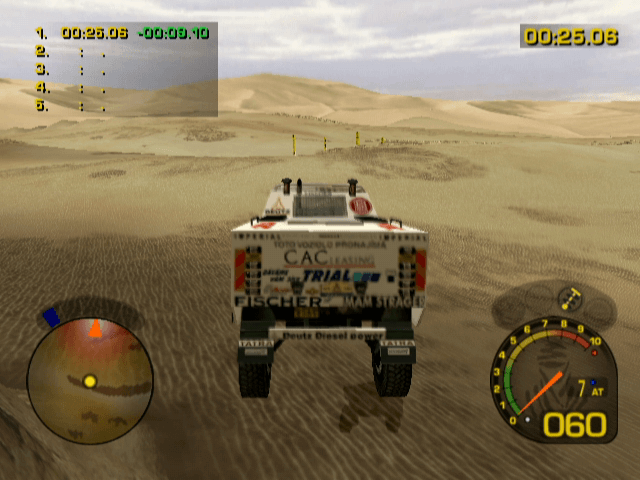 Dakar 2 Rally screenshot 5 for Gamecube